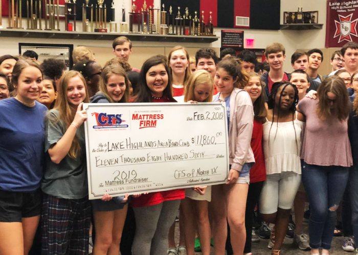 CFS Dallas's Check for $11,860