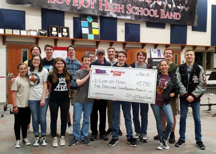 CFS Dallas's Check for $5790