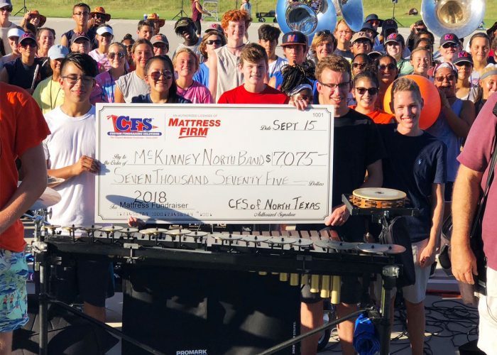 CFS Dallas's Check for $7075