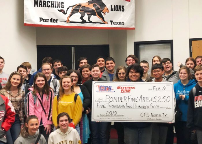 CFS Dallas's Check for $5250