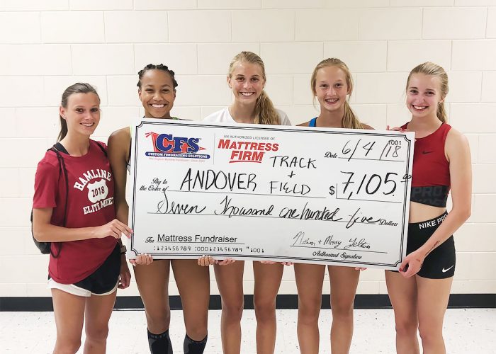 CFS Andover Track and Field Check for $7105