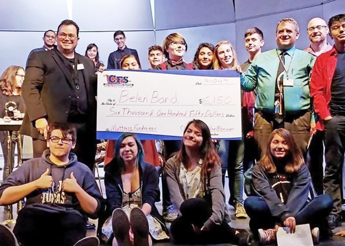 CFS Belen Band Check for $6150