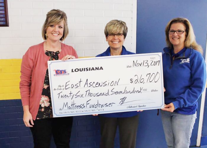 East Ascension Check for $26700