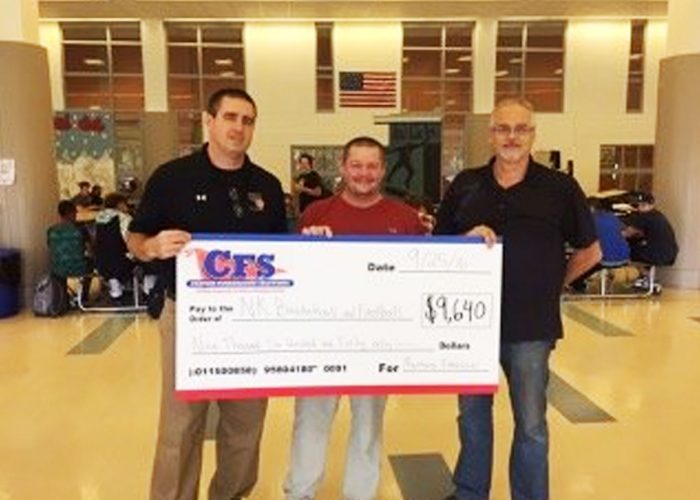 CFS Charleston Check for $9640